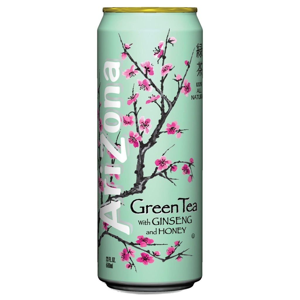 Arizona Green Tea & Honey Cans 680ml