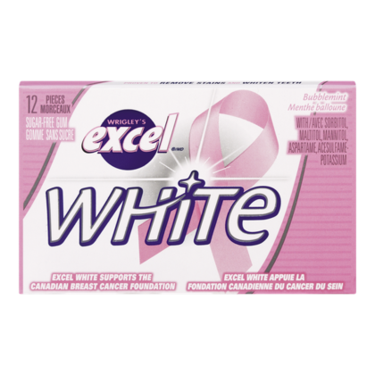 Excel White Bubblemint 12g