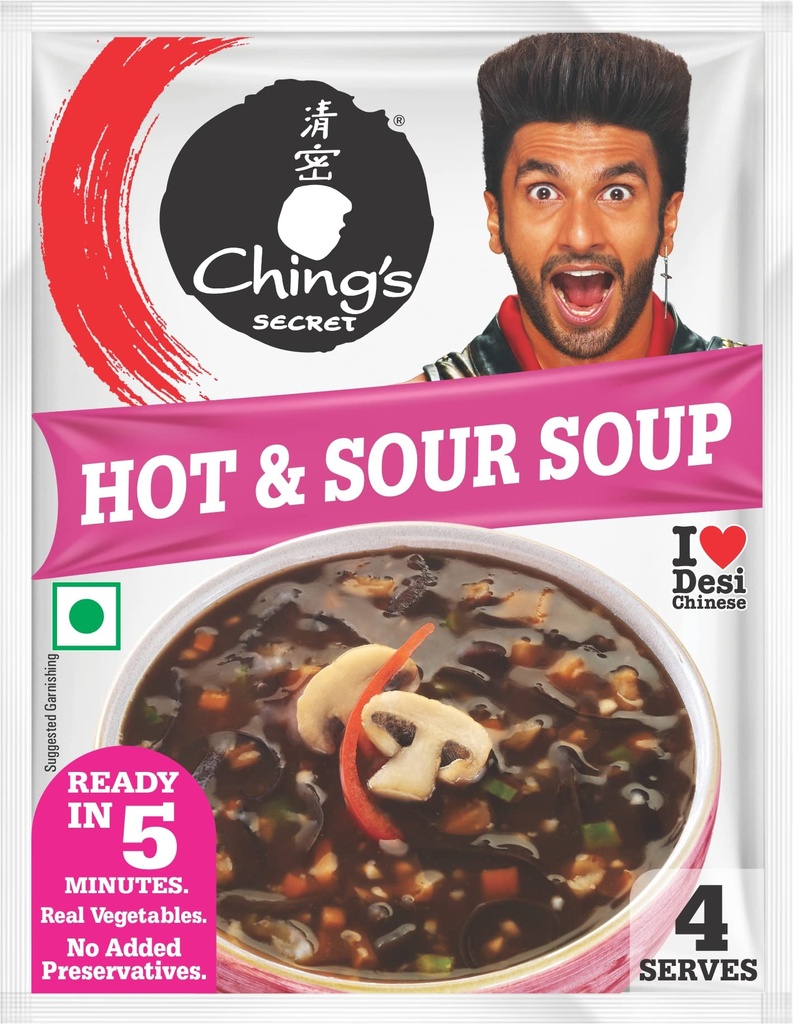 Chings Secret Hot & Sour Veg Soup 55 g