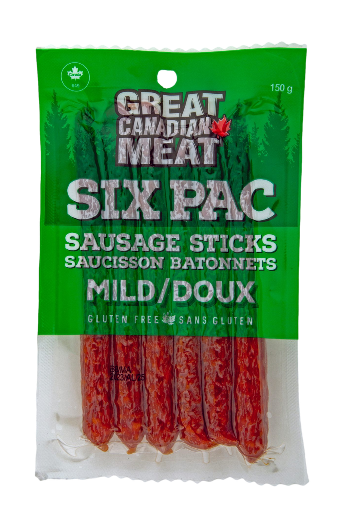 GC Meat Six Pack Sausage Sticks-Mild 150g