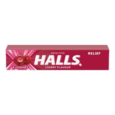 Halls Cherry Flavour Cough Drops