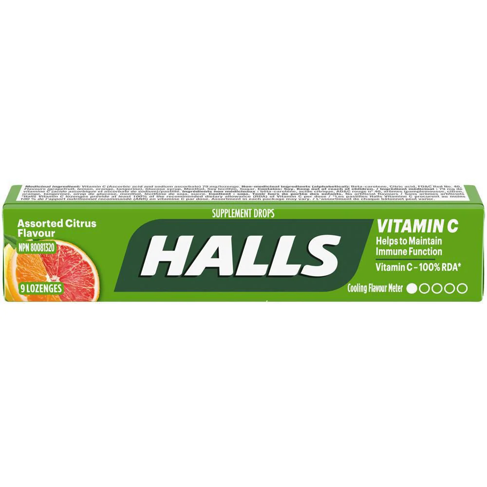 Halls Defense Vitamin C Citrus