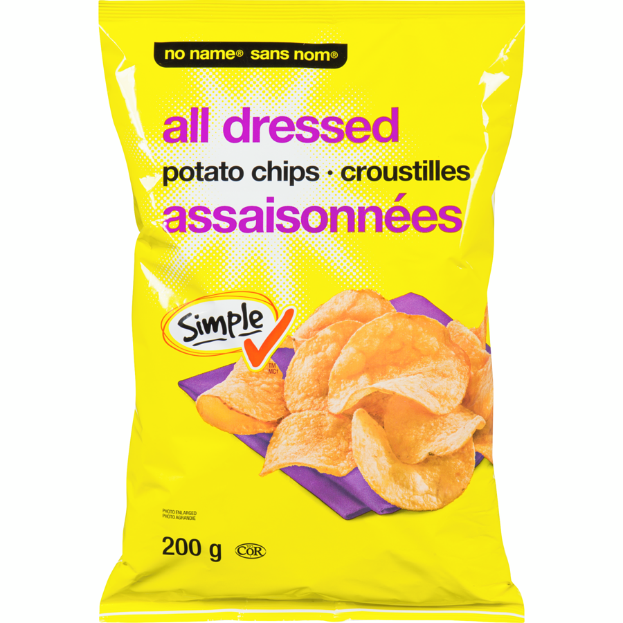 No Name Chips All Dressed  200g