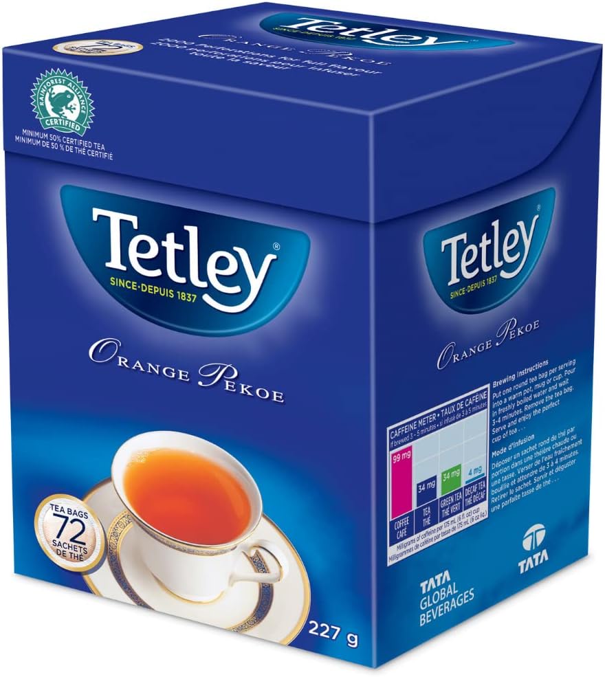 Tetley Orange Pekoe Black Tea 227g