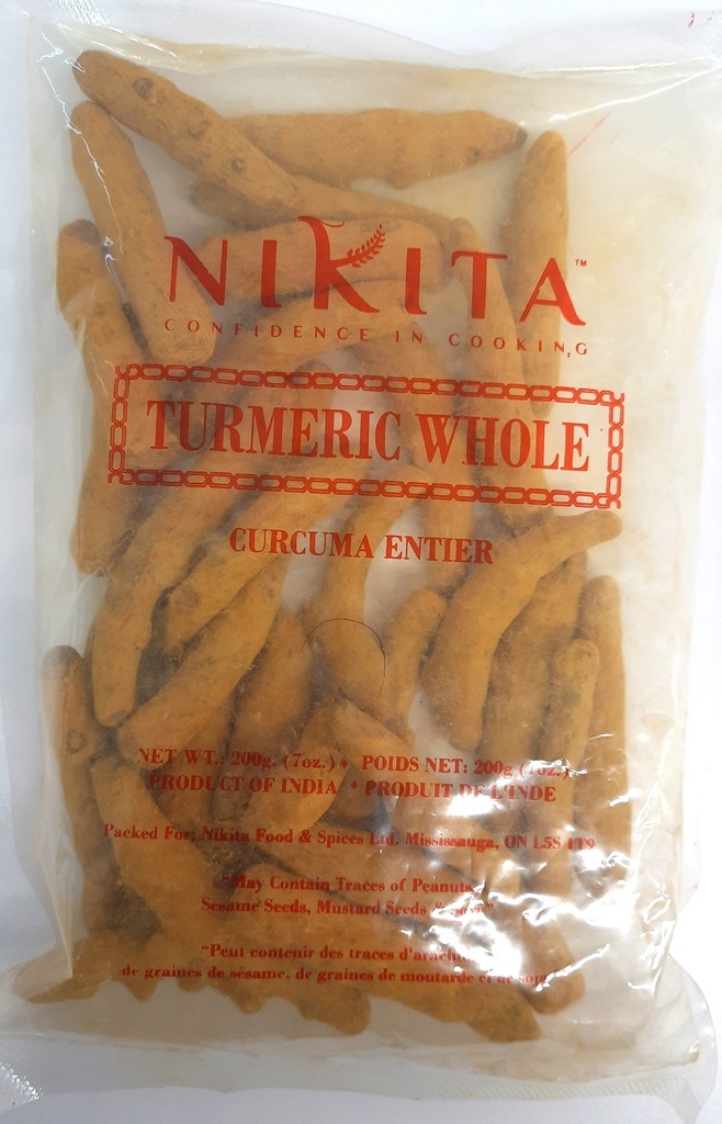 Nikita Turmeric Whole 200 Gm