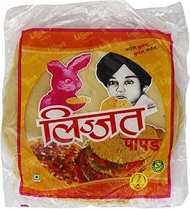 Lijjat Urad Black Pepper 200g