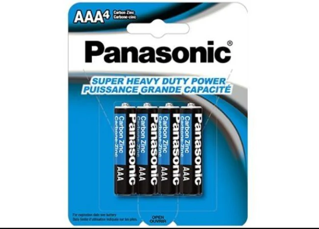 Panasonic Batteries AAA 4's