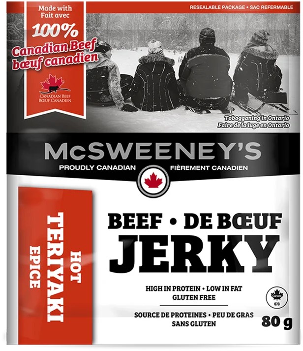McSweeney's Beef Jerky Hot Teriyaki 80g