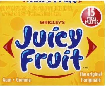 Juicy Fruit 12 Sticks Small