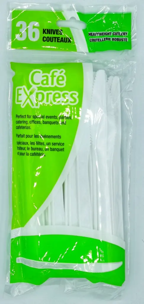 Cafe' Express 36 Plstic Knives