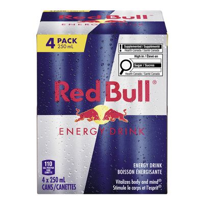 Redbull 4 Pack 250ml