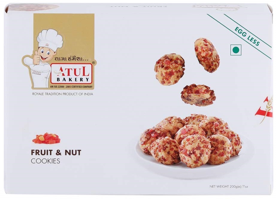 Atul Bakery Fruit & Nut Cookies 200g