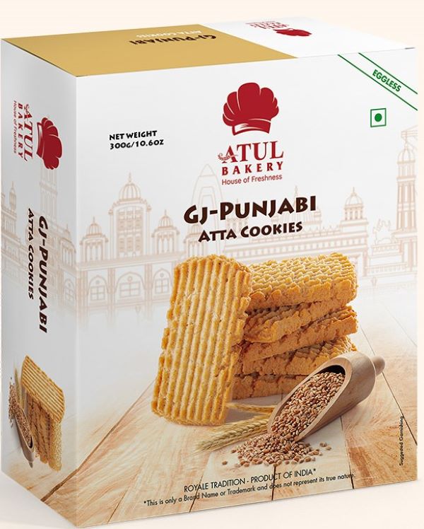 Atul Bakery Punjabi Atta Cookies 200g
