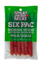 GC Meat Six Pack Sausage Sticks-Mild 150g