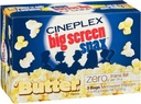 Cineplex Butter Popcorn 3 x 85g